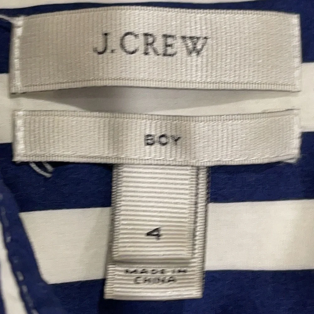 J.Crew Boy Fit Striped Button Down Top - EUC
